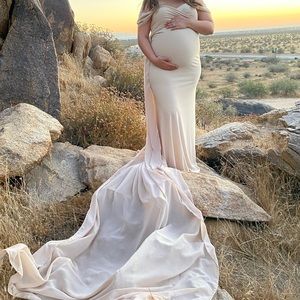 Maternity Fitted Gown